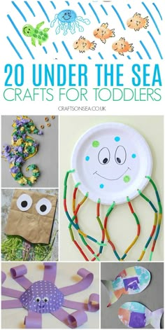 20 under the sea crafts for toddlers