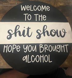 Custom Welcome Sign, Diy Stuff, Family Reunion, Welcome Sign, Hanging Signs, Unique Jewellery, Gift Card, Paper Party Supplies, Humor