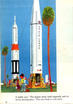 an advertisement for the space shuttle is shown