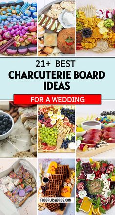 the best charcuterie board ideas for a wedding, from desserts to appetizers