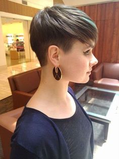 Undercut Hairstyle, 50 Hair, Short Pixie Haircuts, Pixie Hair, Haircuts For Fine Hair, Short Pixie Cut, Haircut For Thick Hair, Penteado Cabelo Curto, Undercut Hairstyles