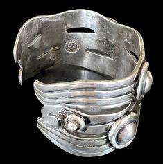 River Of Life, Mexican Silver Jewelry, Early 20th Century, Cuff Bracelet, 20th Century, Silver Jewelry, Cuff, Bracelet, Sterling Silver