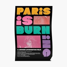 Paris Is Burning Premium Matte Vertical Poster Free Typography, Paris Is Burning, Typography Design Font, Top Fonts, Vertical Poster, Creative Fonts