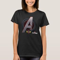 Black Widow Themed Avenger Icon T-Shirt #black #widow #marvel #movie #mcu #TShirt Womens Basic, Casual Wardrobe, Wardrobe Staples, Avengers