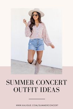 Summer is the perfect time for concerts and festivals which means you need something to wear! If you are looking for the perfect summer concert ideas, let me show you some of my favorites! Rhinestones and fringe are big, cowboy boots and hats and country chic are all the rage. Check out the blog for more and don't miss the discount code! 😉