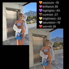 Instagram Photo Edit Settings, Filters For Outside Pics, Camera Editing Hack, Vsco Filter Presets Free, Picture Edit Camera Roll, Best Picture Filters, Instagram Picture Filters, How To Make Dark Photos Brighter, Edit Ig Photos