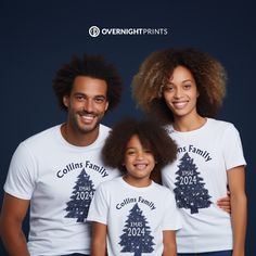 Get festive with custom family holiday t-shirts from Overnight Prints! 🎄✨ Create merry moments with personalized designs for the whole crew. Spread joy and celebrate in style! Order now- Link in Bio ✨ #FamilyHolidayShirts #FestiveFashion Family Holiday, Festival Fashion