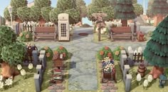 Acnh Planning, Animal Crossing Entrance Ideas, Animal Crossing Entrance, Small Entrance, Island Town, Entrance Ideas