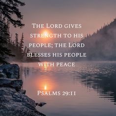 the lord gives strength to his people the lord