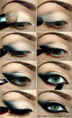 Almond Eye Makeup, Dramatic Wedding Makeup, Seductive Eyes, Make Up Tutorials, Applying Eye Makeup, Cat Eye Makeup, Eye Makeup Steps, Beautiful Eye Makeup