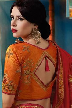 Boat Neck Blouse Design, Blouse Back Neck Designs, Blouse Design Images