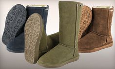 $39 Bear Paw boots! Bear Paw Boots, Minnetonka Boots, Warm Winter Boots, Awesome Shoes, Bear Paw, Bear Paws, Bearpaw Boots, Cheap Fashion, Cool Boots