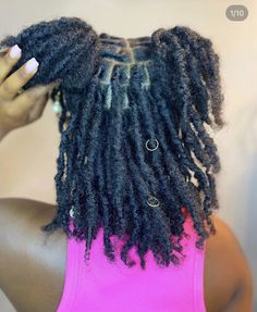 Cute Dreads Hairstyles Black Women, Dread Hairstyles For Women Black, Dreads Short Hair, Locs Journey, Thick Natural Hair, Locs Styles, Cute Dreads, Braided Hairstyles For Black Women Cornrows, Loc Hairstyles