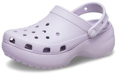 PRICES MAY VARY. Find Your Size: We recommend sizing up (e.g. if you are a 7.5, size up to an 8) Platform Shoes for Women: Reach new heights with these platform Crocs for women. They feature the comfort and style you love about the regular Classic Clogs, plus a 1.6-inch platform sole all the way around. Fun Platform Crocs: These Crocs women need come in a range of colors. The Crocs Classic Platform Clogs are incredibly lightweight and fun to wear. Comfortable and Lightweight: Crocs Platform Clog Lavender Fuzzy Crocs, Crocs Crocband Platform, Crocs White Platform, Crocs Platform Clog, Crocs For Women, Crocs Platform, Platform Crocs, Crocs Women, Classic Icon