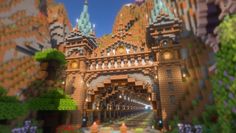 an image of a very nice looking building in minecraft