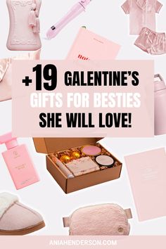 Galentine's Day Gift Ideas For Friends Gift Ideas For Best Friends, Friends Gift Ideas, Spa Day Gifts, Pink Gift Ideas, Gifts For Best Friends, Gift Ideas For Friends, Galentines Gifts, Ideas For Friends