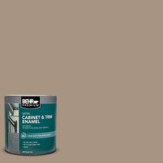 the behr paint is light gray with white trim