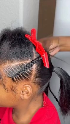 Ponytail With Butterfly Braid On Top, Long Butterfly Braid Ponytail, Halloween Toes, Halloween Toe Nails, Butterfly Braid, Weave Ponytail, Quick Braided Hairstyles, Sleek Ponytail