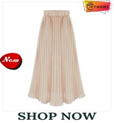 Women's Skirt Long Skirt Maxi Chiffon Black White Pink Beige Skirts Summer Pleated Lined Basic Streetwear Holiday Vacation One-size Beige Pleated Skirt For Summer Party, Summer Pleated Chiffon Bottoms, Pleated Chiffon Flared Skirt, Spring Chiffon Pleated Skirt For Party, Summer Party Chiffon Pleated Skirt, Flowy Beige Chiffon Skirt, Summer Chiffon Midi Pleated Skirt, Chiffon Pleated Midi Skirt For Summer, Non-stretch Chiffon Lined Skirt