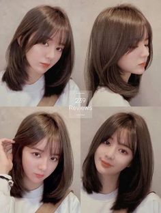 Pretty Short Hair, Korean Short Hair, Hair Style Korea, Bangs With Medium Hair, Hair Inspiration Short, Shoulder Hair, Shot Hair Styles, Haircuts For Medium Hair