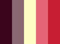 the color palette is red, yellow, and purple with some white in it's center