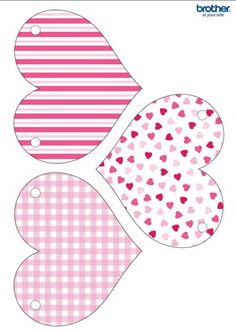 paper cut outs with hearts on them for valentine's day crafting projects and crafts