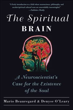 the book cover for the spiritful brain