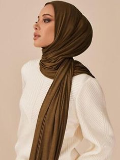 Great shopping ideas for Fashion Modal Cotton Jersey Hijab Scarf Long Muslim Shawl Plain Soft Turban Tie, Womens Accessories Jersey Hijab Scarfs, Woman Turban, Hijab Stile, Estilo Hijab, Hijab Abaya, Stile Hijab, Luxe Boutique, Head Wraps For Women, Jersey Hijab