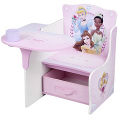 Princess Chair, Disney Princess Toddler, Minnie Mouse Toys, Jasmine Birthday, Girl Desk, Princess Nursery, Mermaid Room, Chair Desk, Baby Boy Room Decor