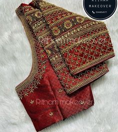 Patch Work Blouse Designs, Latest Bridal Blouse Designs, Latest Blouse Designs Pattern, Clothes Embroidery Diy, New Saree Designs, Traditional Blouse Designs, Latest Model Blouse Designs, Fashionable Saree Blouse Designs, Neck Designs For Suits