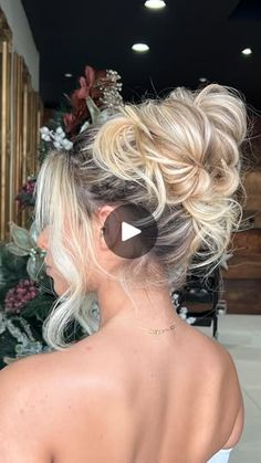 1.1M views · 43K reactions | Messi updo for our gorgeous @kiarazara 
Makeup by @xtrnd_beautybar 
#hair #makeup #beauty #hairstyle #styling #updo #messi #messifans #hairdressing #wedding #blondehair | Jocelyne chidiac Medium Updos Women, Quick Easy Updos, Light Purple Nails, Quick Updos, Rose Coloring Pages, Messi Fans, Unique Braids, Updo Tutorial, Hair Photography