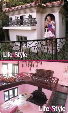 the before and after pictures show how to decorate a doll's house in real life