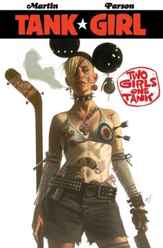 ArtStation - TANK GIRL COVERS, Igor-Alban Chevalier / THE BLACK FROG Black Moon Lilith, Black Frog, Jamie Hewlett, Frank Frazetta, Arte Cyberpunk, Bd Comics, Post Apocalypse, 2 Girl, Tank Girl