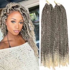 Knotless Faux Locs, Extension Dreadlocks, Crochet Braid Hair, Braid Hair Extensions, Faux Locs Crochet, Braiding Hair Extensions, Types Of Hair Extensions, Locs Crochet, Hair Extensions Best