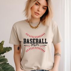 Baseball Mom Shirt, Baseball Mama Shirt, Sports Mom Shirt, Mothers Day Gift, Family Baseball Shirt, Baseball Shirt, Baseball Shirt for Women **All our products are unisex sizing** **You can find our size and color charts at the end of the product photos** How to Place an Order on Our Etsy Store Thank you for your interest in our products! Placing an order is a simple process. Follow these steps to bring your favorite items home: 1-Browse Our Collection: Explore our store to find the items you lo Sporty Graphic Print T-shirt For Mother's Day, Sporty Crew Neck T-shirt For Mother's Day, Mother's Day Sports T-shirt With Letter Print, Sporty Letter Print Tops For Mother's Day, Sporty Short Sleeve Tops For Mother's Day, Baseball Mom Shirt, Sports Mom Shirts, Baseball Mama, Baseball Mom Shirts