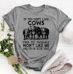 Shipping from the US. Easy 30 day return policy, 100% cotton, Double-needle neck, sleeves and hem; Roomy Unisex Fit. Farm Clothes, Farmer Shirt, Cow Tshirt, Farm Gifts, Western Style Outfits, Cow Shirt, Cows Funny, Country Shirts, Raglan Tee