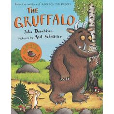 the grufflo book with an image of a bear and a mouse