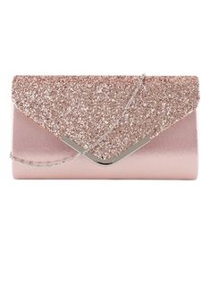 JJ's House Clutch Bags Glitter 9.45\"(Approx.24cm) Wedding Ceremony Party Envelope Metal Edge Polyester Clutches & Evening Bags. #JJ's House #ClutchBags #Glitter #Wedding #CeremonyParty #Envelope #MetalEdge #Polyester #Clutches&EveningBags Unique Formal Dresses, Glitter Envelopes, Prom Bag, Glitter Clutch, Envelope Clutch Bag, Party Clutch, Mob Dresses, Chiffon Evening Dresses, Party Purse