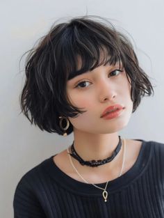 31 Short Bob Hairstyles with Bangs for a Fresh Look Short Bob Layers Bangs, Cute Short Bob Hairstyles With Bangs, Short One Length Bob Hairstyles, Short French Bob No Bangs, Shaggy French Bob With Bangs, French Bob Haircut Chin Length, Short Bob And Bangs, Texturized Bob With Bangs, Short Bob Micro Bangs