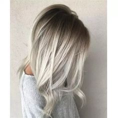 Baylage Blonde, Blonde Silver Hair, Blonde Silver, Baylage Hair, Silver Blonde Hair, Silver Hair Color, Silver Blonde, Winter Hair Color