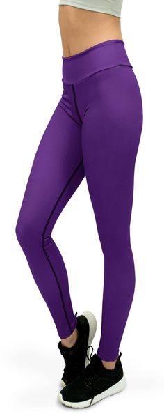 Solid Deep Purple Yoga Pants yoga pants outfit cute, blue yoga pants outfit, kundalini yoga clothes #yogapantsph #yogapantsass #yogapantsatthebar Purple Yoga Pants, Comfortable Yoga Pants, Fitness Studio Training, White Yoga Pants, Purple Yoga, Blue Yoga Pants, Grey Yoga Pants, Buckle Outfits, American Eagle Outfits