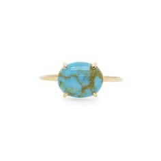 Turquoise is said to bring protection, ward off evil, and bring hope to the wearer. Specifics 14k gold oval cabochon ring w/ American-mined turquoise stone (shown)turquoise approx. 8 x 10mm*please specify vertical or horizontal stone orientation in the notes section when ordering Oval Turquoise Cabochon Ring In Yellow Gold, Oval Yellow Gold Turquoise Ring With Cabochon, Oval Blue Turquoise Ring In 14k Gold, 14k Gold Blue Oval Cabochon Turquoise Ring, Blue Turquoise 14k Gold Oval Cabochon Ring, Blue Turquoise Oval Cabochon Ring In 14k Gold, Blue Oval Cabochon Turquoise Ring In 14k Gold, Gold Turquoise Oval Cabochon Ring, 14k Gold Turquoise Oval Cabochon Ring Gift