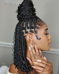 Goddess Box Braids Crochet Hair, Braided Summer Hairstyles, Box Braids Crochet, Goddess Box Braids, Short Box Braids Hairstyles, Short Box Braids, Big Box Braids Hairstyles, Goddess Braids Hairstyles, African Hair Braiding Styles