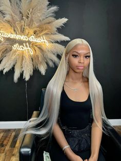 Spoiled Girl, Colorful Hairstyles, Frontal Wig Hairstyles, Bad Bad, Coloured Hair, Blonde Lace Front Wigs, Hair Idea, Frontal Hairstyles, Pretty Hair Color