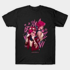 Vi Arcane - Vi League Of Legends - T-shirt Arcane Vi, Vi Arcane, Vi League Of Legends, Neo Tokyo, Gaming Shirt, Retro Gaming, League Of Legends, Cyberpunk, The United States