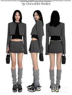 Dance Skirt Outfit, Prada Photoshoot, Look Festival, Pose Fotografi, Kpop Fashion Outfits, 가을 패션, Lookbook Outfits, Fashion Killa