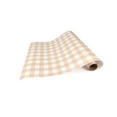 Picnic pink and white check paper table runner. Check Paper, Paper Table Runner, Picnic Tablecloth, Paper Table, Melon, Tablescapes, Table Runner, Table Runners, Table Cloth