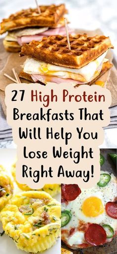 High Protein Breakfasts, Protein Breakfasts, Menu Sarapan Sehat, Cucumber Diet, Protein Dinner, Healthy Protein Snacks, Resep Diet, Protein Breakfast Recipes, High Protein Breakfast