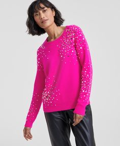 in stock Party Season Sequined Crew Neck T-shirt, Fitted Crew Neck T-shirt With Sequins, Cheap Sequined Crew Neck T-shirt, Sequin Crew Neck T-shirt, Pink Sequined Crew Neck T-shirt, Under Pants, Womens Cashmere, Sports Blazer, Under Dress