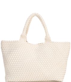 From Antonio Melani Large Neoprene Woven Tote Bag features:Magnetic snap closureShiny gold hardwareRemovable zippered pouchWoven neoprene materialDouble handle approx. 7" dropApprox. 21.75" x 11.5" x 7"Imported. Chic Bag With Snap Closure For Errands, Chic Summer Bags With Snap Closure, Chic Tote Bag With Snap Closure, Clutch Bags With Braided Handles For Shopping, Shopping Clutch With Braided Handles, Chic Rectangular Bag With Snap Closure, Chic Double Handle Bags With Snap Closure, Chic Double Handle Bag With Snap Closure, Summer Bags With Gold-tone Hardware For Errands